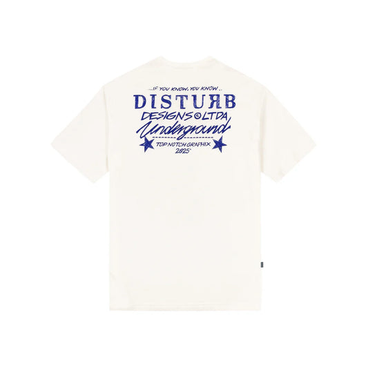 Ball Pen T-Shirt In Off-White - DISTURB LTDA