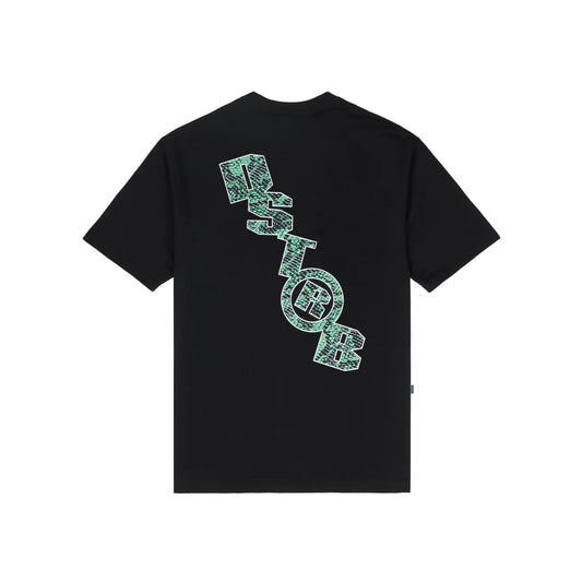 Snakeskin T-Shirt In Black - DISTURB LTDA