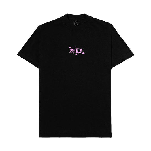 Tee Basic Black/Pink Logo - SUFGANG