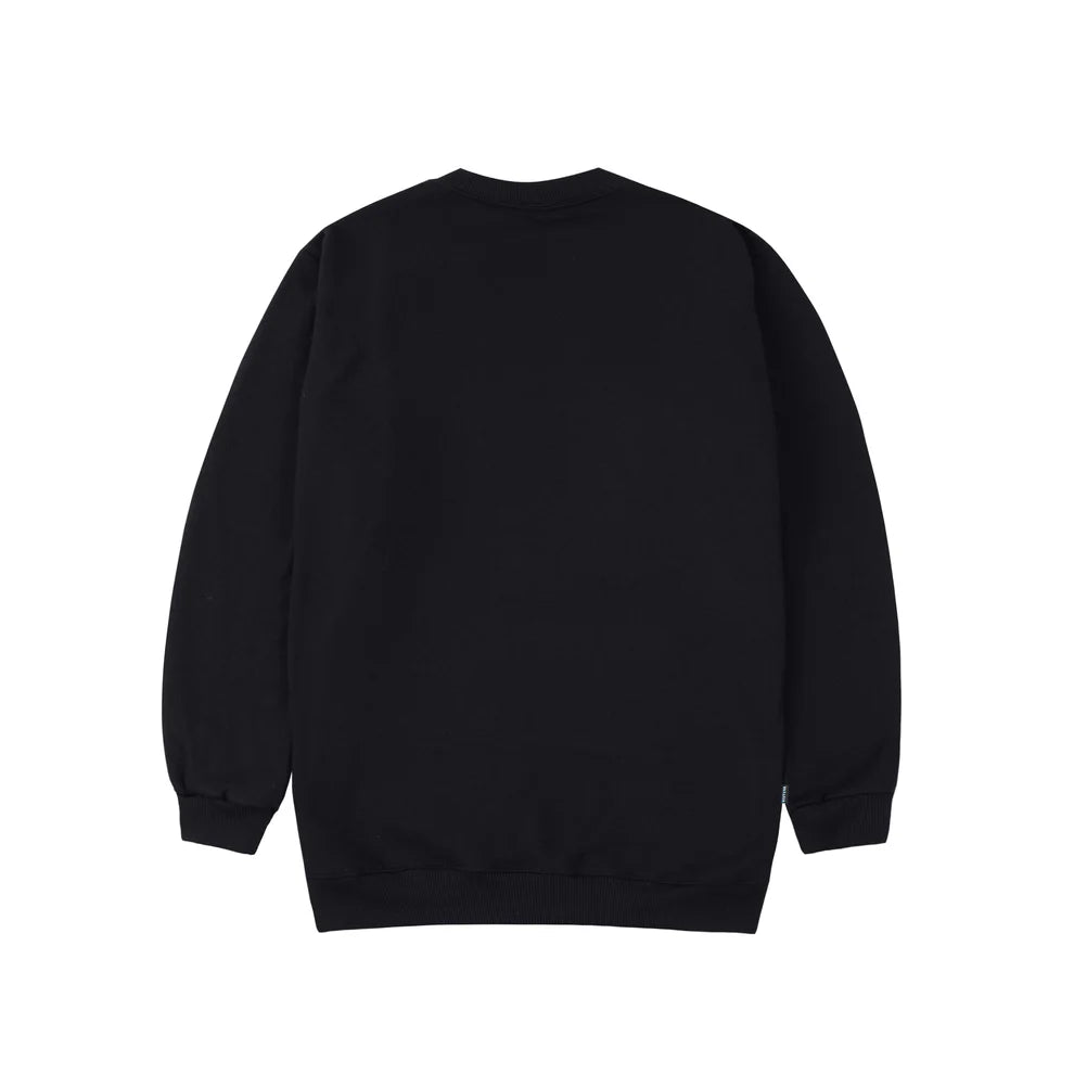 Fragments Crewneck In Black - DISTURB LTDA