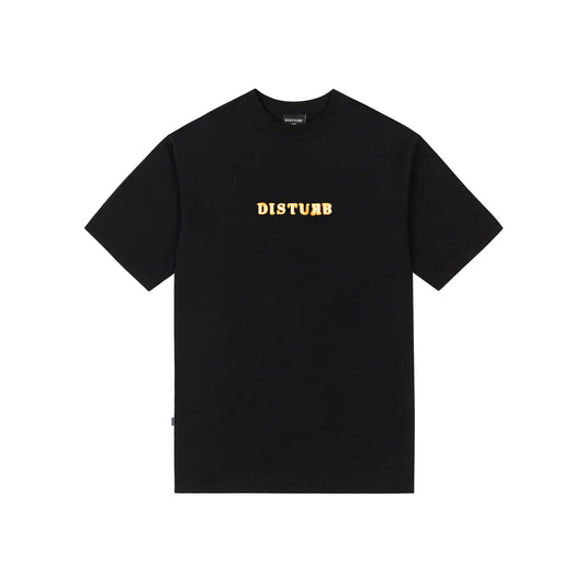 Heat Logo T-Shirt In Black - DISTURB LTDA