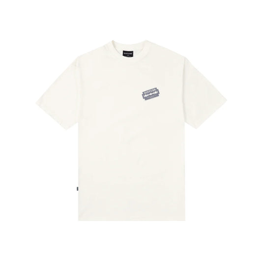 Razorblade T-Shirt In Off-White - DISTURB LTDA