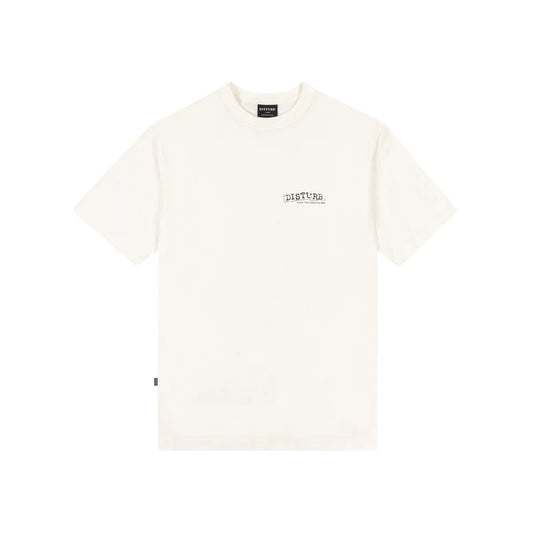 Shiny T-Shirt In Off-White - DISTURB LTDA